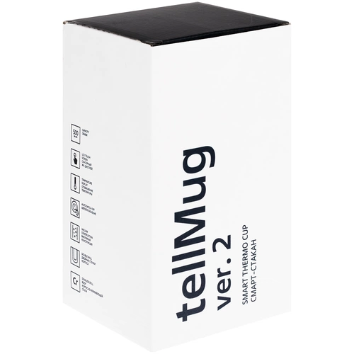 Смарт-стакан с заменяемой батареей tellMug, ver.2, черный Смарт-стакан с заменяемой батареей tellMug, ver.2, черный