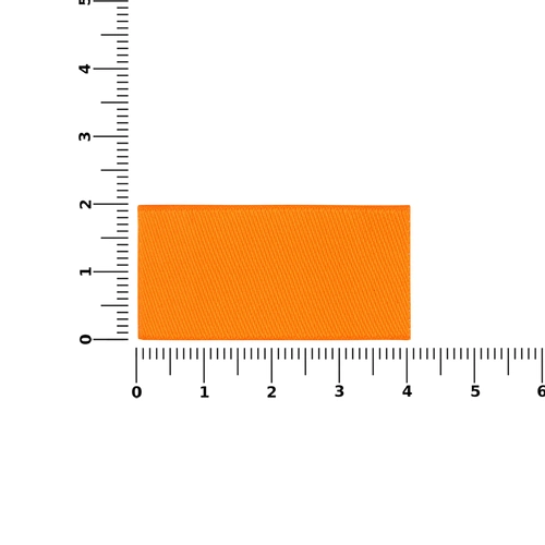 Лейбл тканевый Epsilon, XXS, оранжевый неон Лейбл тканевый Epsilon, XXS, оранжевый неон