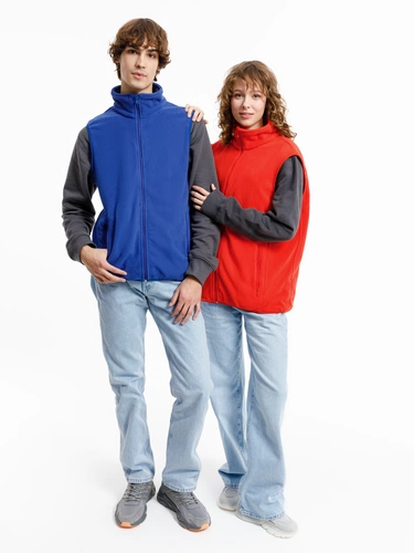 Жилет флисовый унисекс Nesse, синий Жилет флисовый унисекс Nesse, синий