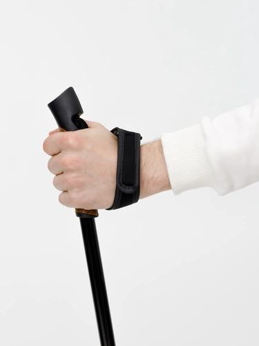 Палки для скандинавской ходьбы Trekk, черные Палки для скандинавской ходьбы Trekk, черные