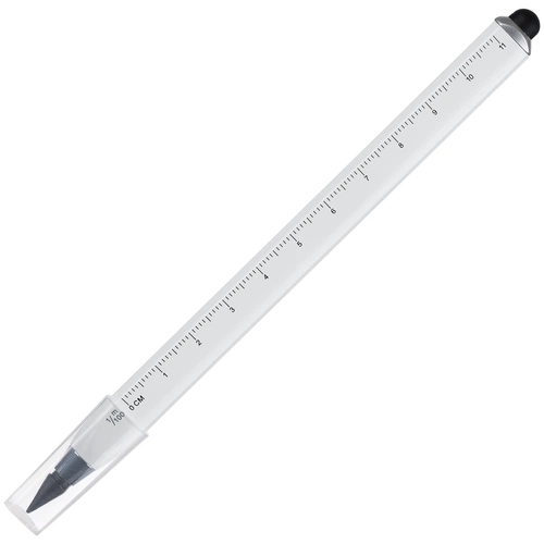 Вечный карандаш Tricore со стилусом, белый Вечный карандаш Tricore со стилусом, белый