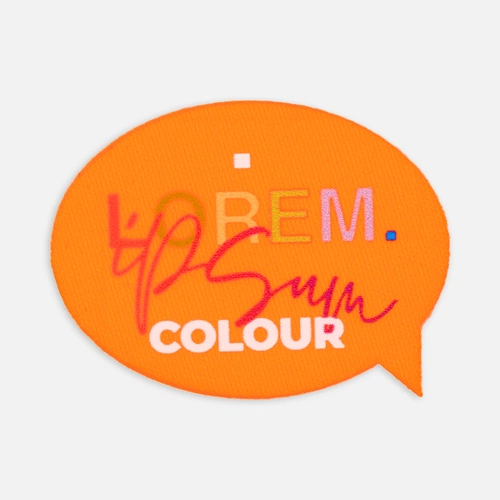 Наклейка тканевая Lunga Bubble, M, оранжевый неон Наклейка тканевая Lunga Bubble, M, оранжевый неон