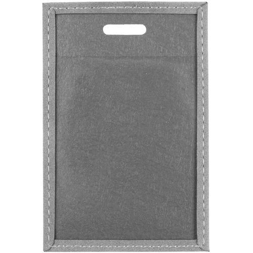 Чехол для пропуска Nubuk, светло-серый Чехол для пропуска Nubuk, светло-серый