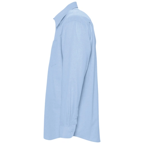 Рубашка мужская с длинным рукавом Boston, голубая Рубашка мужская с длинным рукавом Boston, голубая