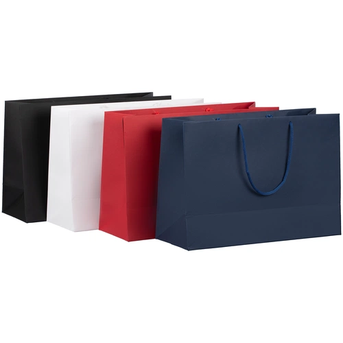 Пакет бумажный Ample Plus M, синий Пакет бумажный Ample Plus M, синий