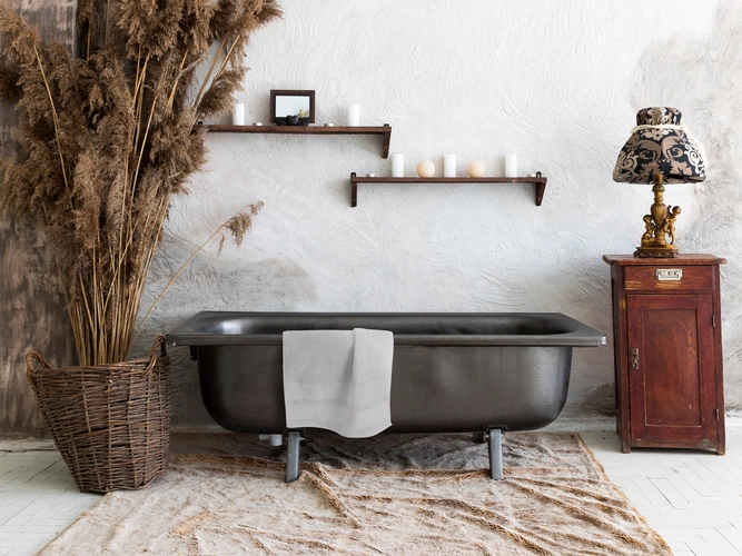 Полотенце Molan, большое, светло-серое Полотенце Molan, большое, светло-серое