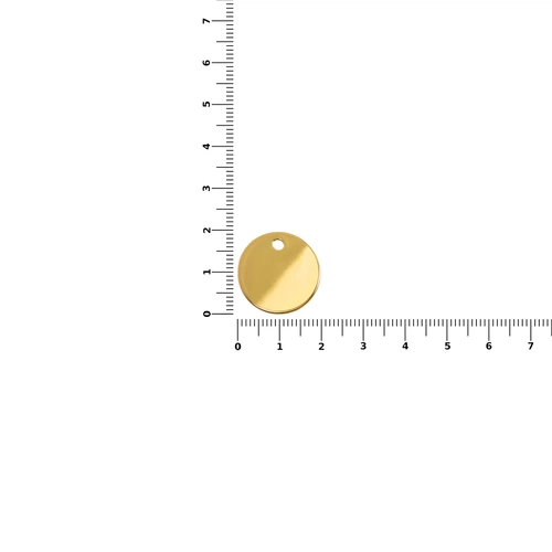 Шильдик металлический Alfa Sirkel, золотистый глянцевый Шильдик металлический Alfa Sirkel, золотистый глянцевый