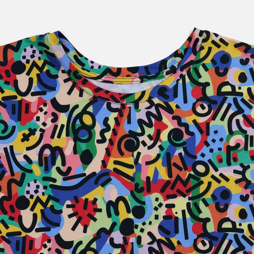 Футболка унисекс Senti с полной запечаткой на заказ Футболка унисекс Senti с полной запечаткой на заказ