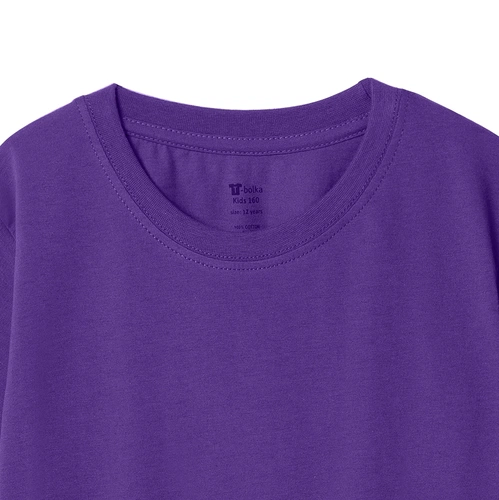 Футболка детская T-Bolka Kids, фиолетовая Футболка детская T-Bolka Kids, фиолетовая