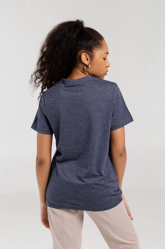 Футболка «Меламед. Nick Cave», темно-синий меланж Футболка «Меламед. Nick Cave», темно-синий меланж