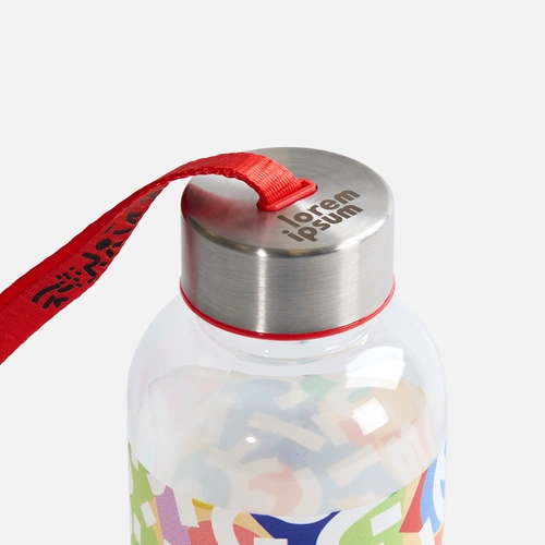 Бутылка Gulp, красная с нанесением