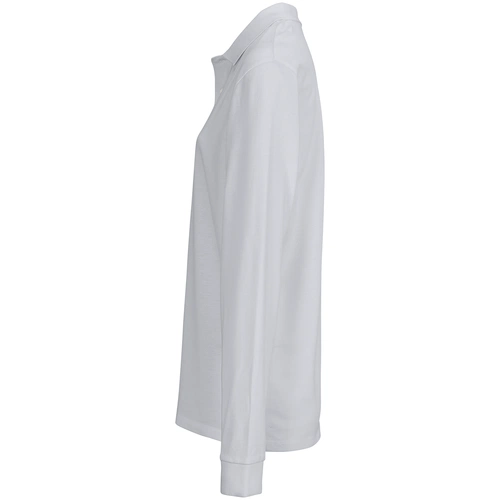 Рубашка поло унисекс с длинным рукавом Pacific LSL, серая Рубашка поло унисекс с длинным рукавом Pacific LSL, серая