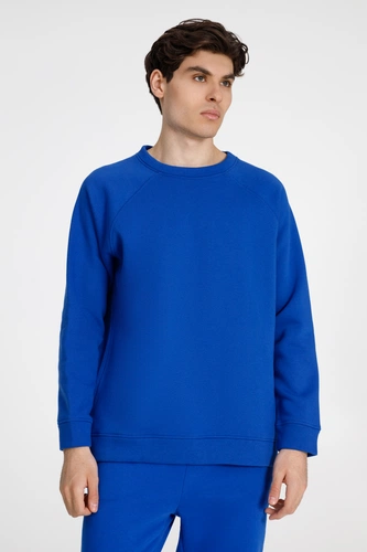 Свитшот унисекс S1, синий Свитшот унисекс S1, синий