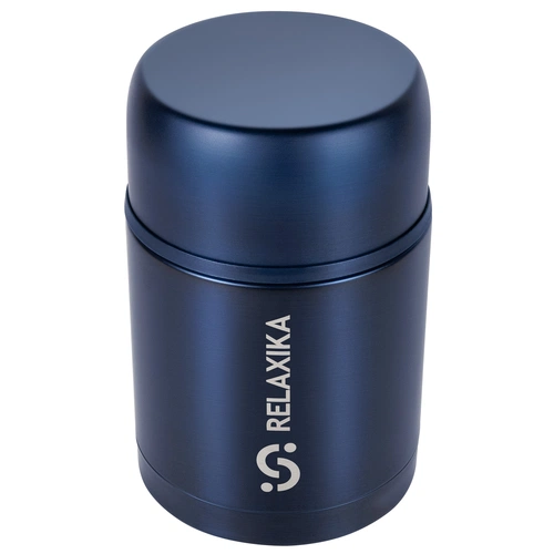Термос для еды Relaxika 700, темно-синий Термос для еды Relaxika 700, темно-синий