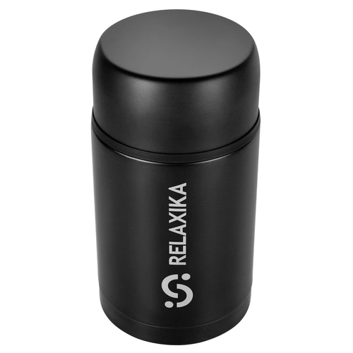 Термос для еды Relaxika 1000, черный Термос для еды Relaxika 1000, черный