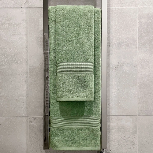 Полотенце махровое «Тиффани», среднее, зеленое, (фисташковый) Полотенце махровое «Тиффани», среднее, зеленое, (фисташковый)