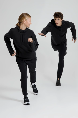 Худи унисекс Begi, черное Худи унисекс Begi, черное