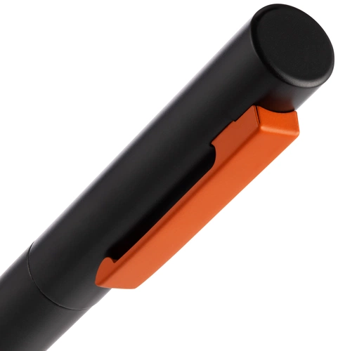 Ручка шариковая Inkolor, черная с оранжевым Ручка шариковая Inkolor, черная с оранжевым