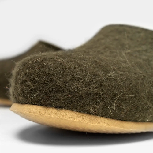 Домашние валенки Step, зеленые (олива) Домашние валенки Step, зеленые (олива)