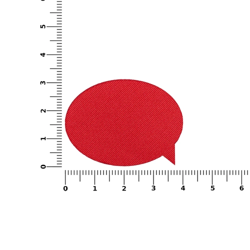 Наклейка тканевая Lunga Bubble, M, красная Наклейка тканевая Lunga Bubble, M, красная