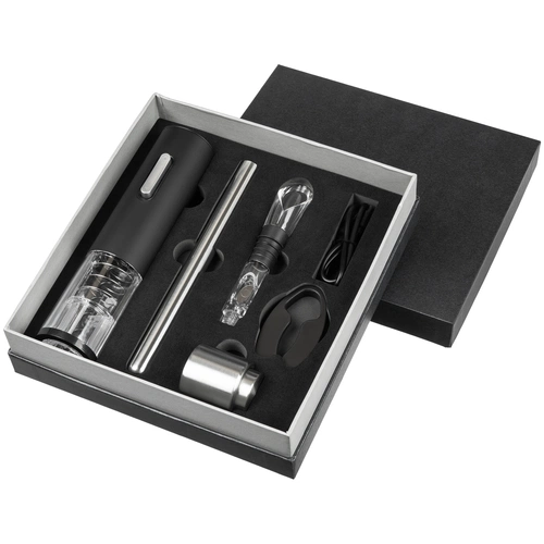 Винный набор Wine Diesel, черный Винный набор Wine Diesel, черный