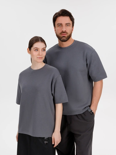 Джемпер с коротким рукавом Siluetti Volumica, серый Джемпер с коротким рукавом Siluetti Volumica, серый