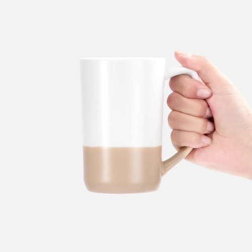 Кружка для сублимационной печати Neito, бежевая Кружка для сублимационной печати Neito, бежевая