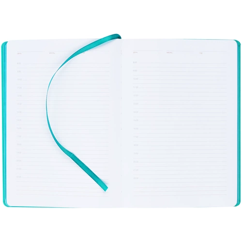 Ежедневник New Factor Metal, бирюзовый Ежедневник New Factor Metal, бирюзовый