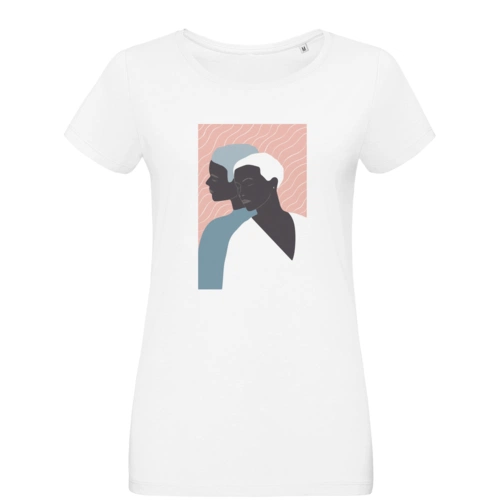 Футболка женская «Пара», белая Футболка женская «Пара», белая