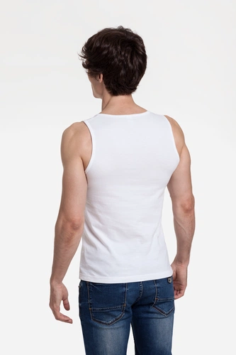 Майка мужская «Вечные ценности. Счастье», белая Майка мужская «Вечные ценности. Счастье», белая