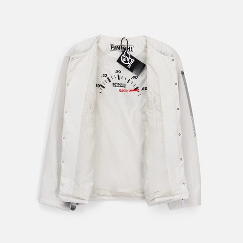 Куртка унисекс Veter, молочно-белая с нанесением и кастомизацией Куртка унисекс Veter, молочно-белая с нанесением и кастомизацией