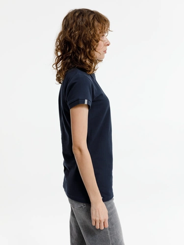 Рубашка поло женская Virma Premium Lady, темно-синяя Рубашка поло женская Virma Premium Lady, темно-синяя