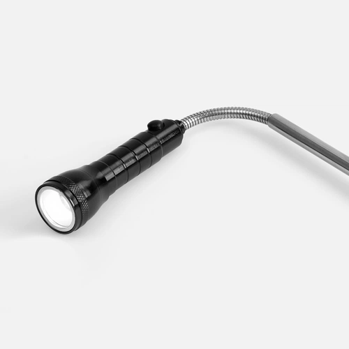 Телескопический фонарь с магнитом Flexion, ver.2, черный Телескопический фонарь с магнитом Flexion, ver.2, черный