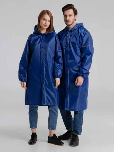 Дождевик со светоотражающими элементами Rainman Blink, ярко-синий Дождевик со светоотражающими элементами Rainman Blink, ярко-синий