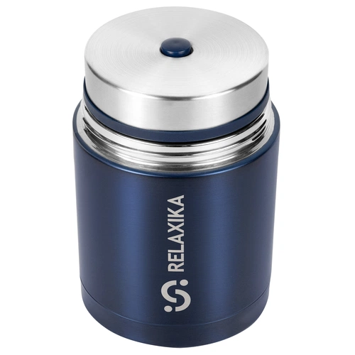 Термос для еды Relaxika 700, темно-синий Термос для еды Relaxika 700, темно-синий