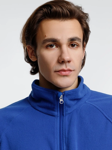 Куртка флисовая унисекс Fliska, ярко-синяя Куртка флисовая унисекс Fliska, ярко-синяя