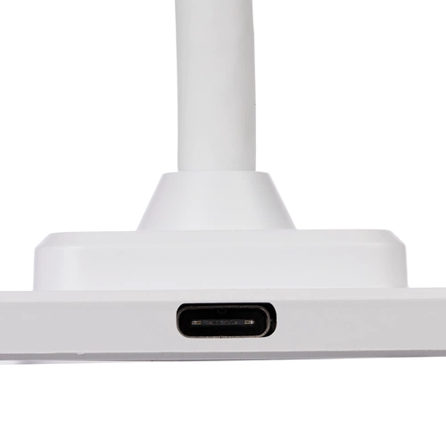 Настольная лампа с беспроводной зарядкой Modicum, белая Настольная лампа с беспроводной зарядкой Modicum, белая