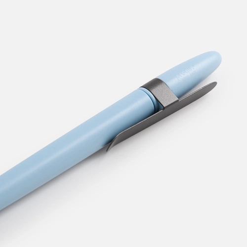 Ручка шариковая Prodir DS5 TSM Metal Clip, голубая с серым Ручка шариковая Prodir DS5 TSM Metal Clip, голубая с серым