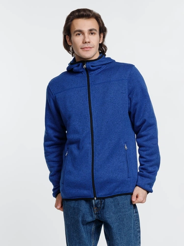 Куртка с капюшоном унисекс Gotland, синяя Куртка с капюшоном унисекс Gotland, синяя