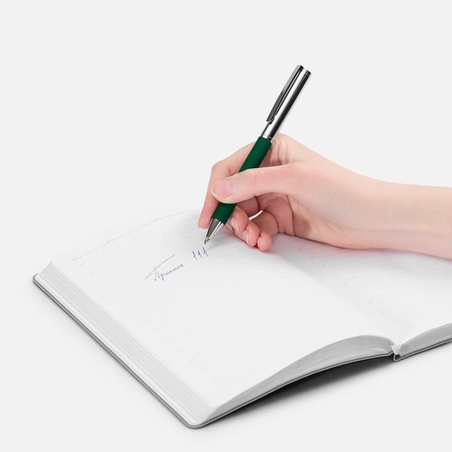 Ручка шариковая Eyeshot Soft Touch, темно-зеленая Ручка шариковая Eyeshot Soft Touch, темно-зеленая