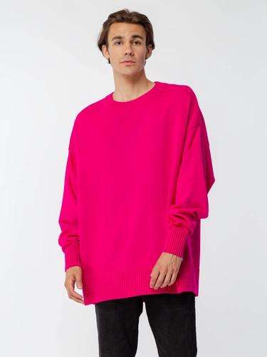 Джемпер оверсайз унисекс Stated в сумке, розовый Джемпер оверсайз унисекс Stated в сумке, розовый
