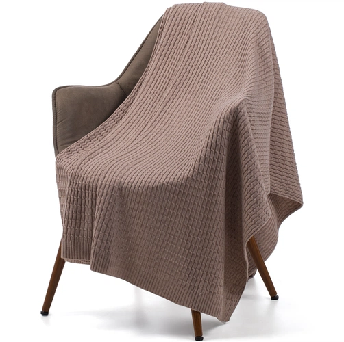 Плед Slumberland, бежевый меланж Плед Slumberland, бежевый меланж