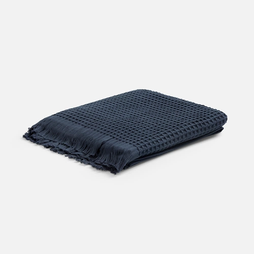 Плед вафельный Elenglect, темно-серый Плед вафельный Elenglect, темно-серый