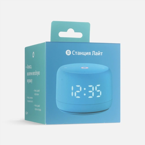 Умная колонка «Яндекс Станция Лайт 2», синяя Умная колонка «Яндекс Станция Лайт 2», синяя