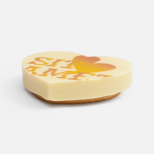 Печенье Dream White в белом шоколаде, сердце Печенье Dream White в белом шоколаде, сердце