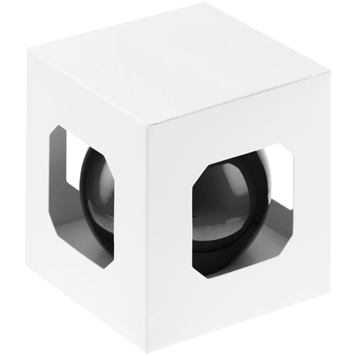 Елочный шар Finery Gloss, 8 см, глянцевый черный Елочный шар Finery Gloss, 8 см, глянцевый черный