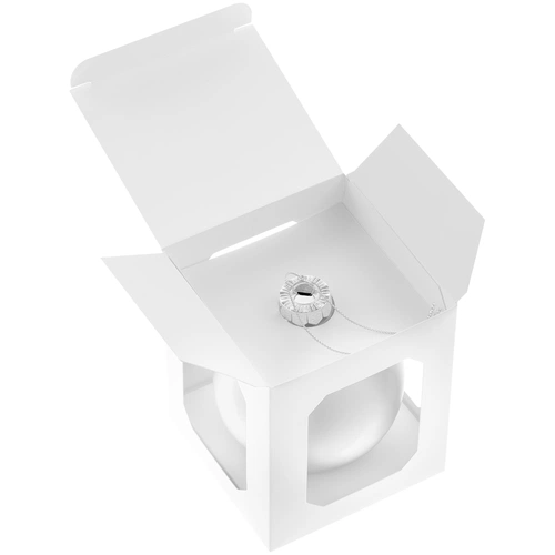 Елочный шар Finery Matt, 10 см, матовый белый Елочный шар Finery Matt, 10 см, матовый белый