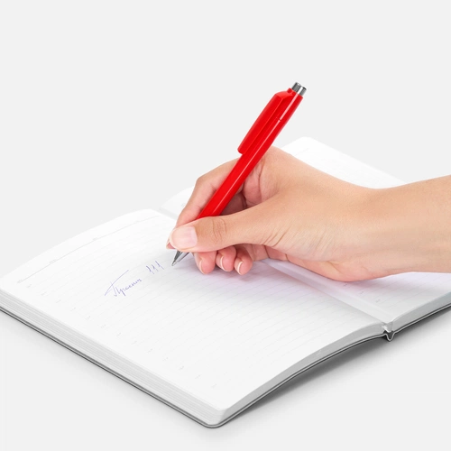 Ручка шариковая Klippa, красная Ручка шариковая Klippa, красная