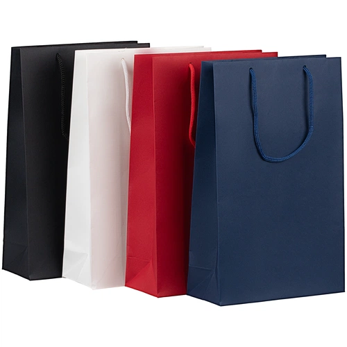 Пакет бумажный Porta S, вертикальный, темно-синий Пакет бумажный Porta S, вертикальный, темно-синий