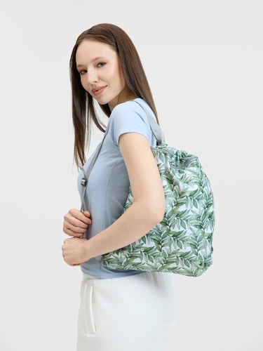 Рюкзак-мешок Bolsana с лямками из стропы с печатью на заказ Рюкзак-мешок Bolsana с лямками из стропы с печатью на заказ